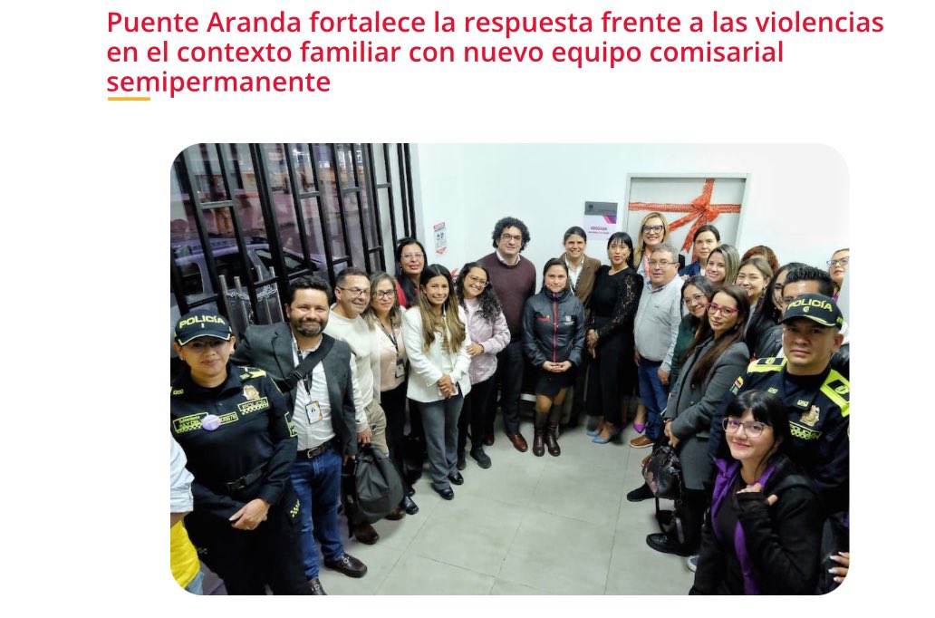 integracionbta's tweet photo. 🚨 #BanderaVerde en Puente Aranda. Donde más crecieron los casos de violencia familiar, hoy crece la protección.
🤝 Inauguramos el 2º equipo semipermanente de la campaña "Más Capacidad, Más Protección". Atención especializada de 7:00 a.m. a 11:00 p.m., más cerca y oportuna.
🎯 Este despacho refuerza nuestro sistema: ya son 54 equipos comisariales activos, rumbo a 67. Un servicio más humano para Bogotá.
📖 Te contamos cómo seguimos construyendo una ciudad que cuida. #AquíSíPasa
🔗 https://t.co/QUZCyrFUby