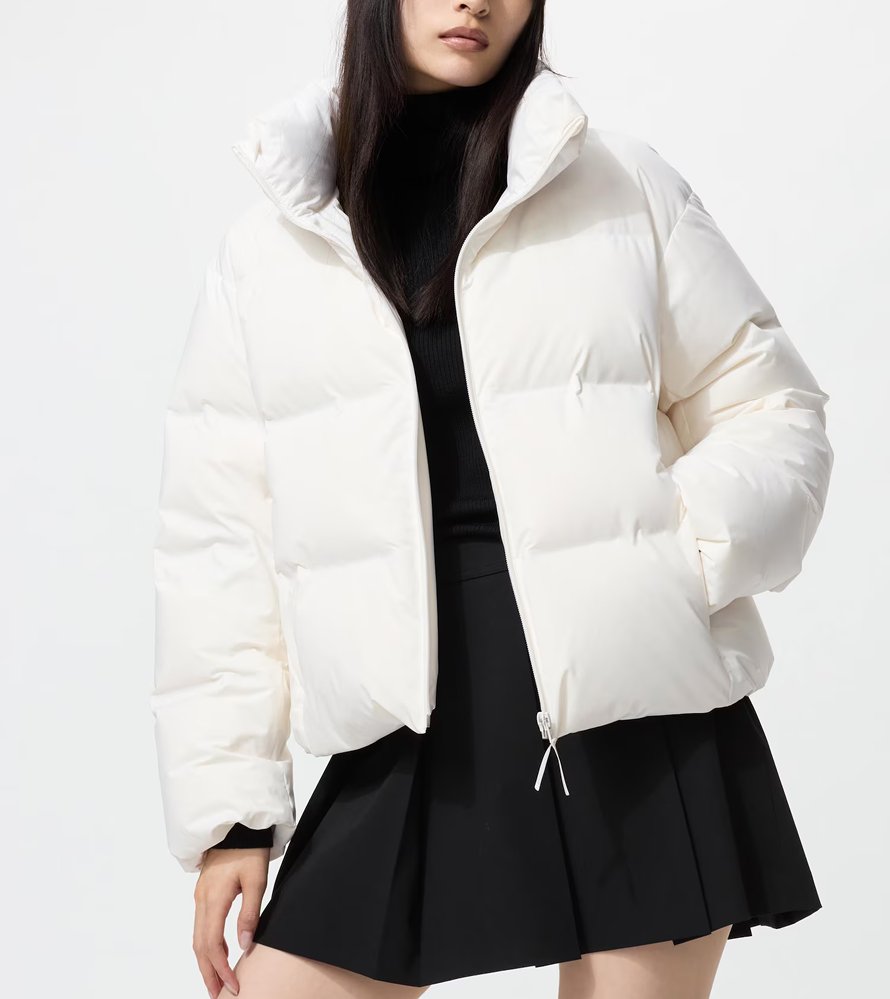 SNSで大バズり🌟​ スタンド襟のショート丈が可愛い​ デザインも機能性