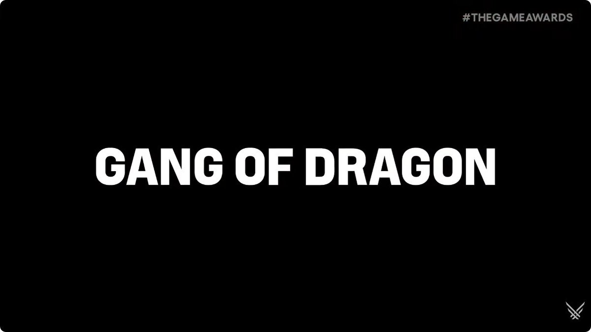 shinobi602's tweet image. Gang of Dragon announced, a new game from Toshihiro Nagoshi (Yakuza)

#TheGameAwards