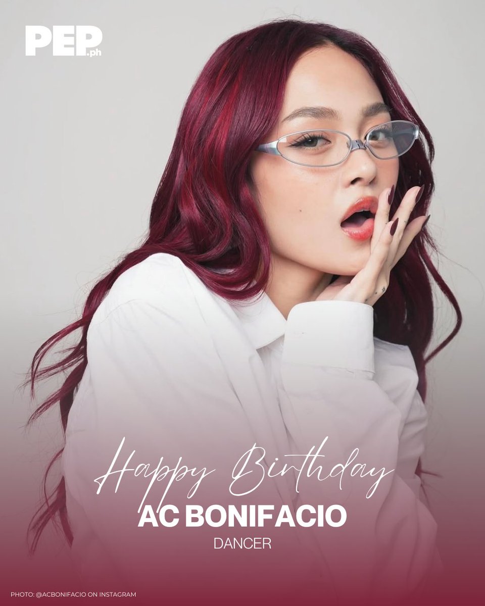 Happy Birthday, AC Bonifacio! ✨ Keep shining, keep inspiring, and keep dancing your way to the top. 💃 

#PEPBirthdays