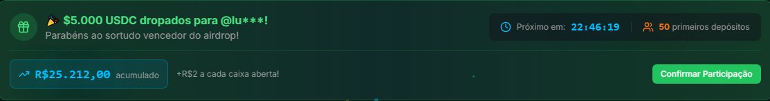 Nosso terceiro airdrop começou, aproveitem 🥳