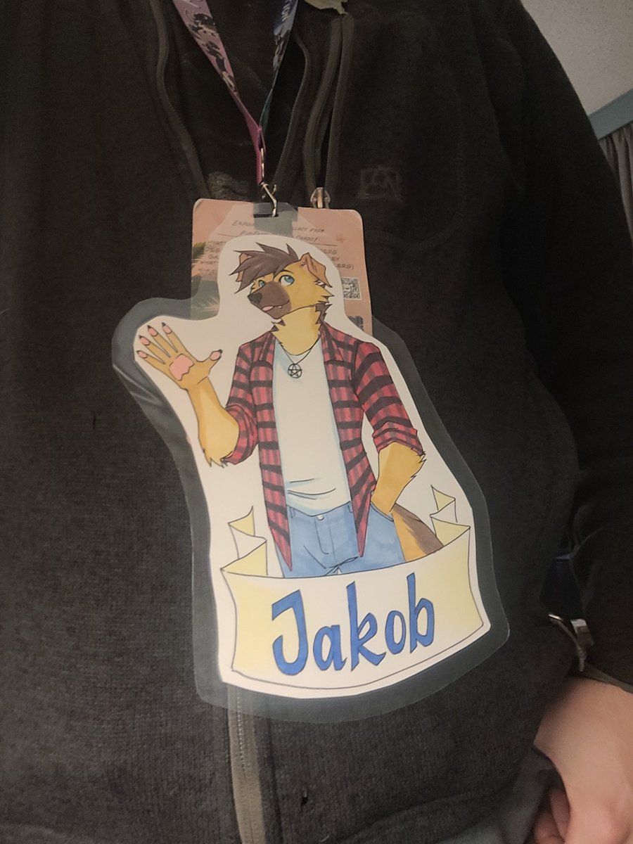 BooferJakob's tweet photo. In loveeee with my badge from @beleoci 🥰🥰🥰

I think Leo likes it, too c: https://t.co/sZNOuzentj
