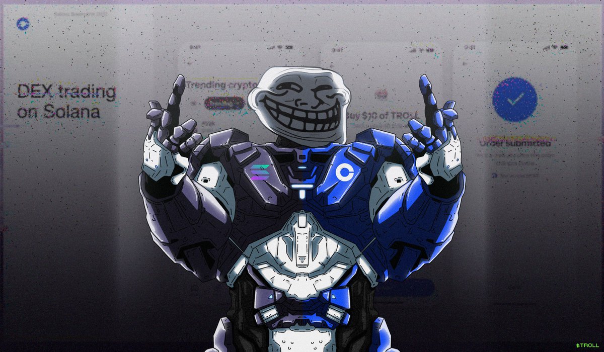 fukupapers's tweet photo. coinbase just shilled $troll to everyone at breakpoint.

and then 100s of millions of users just got a notification that troll was up 40%+

crazy that @SwishPng just had that art piece ready to post 😏 https://t.co/OOODKFkEIa