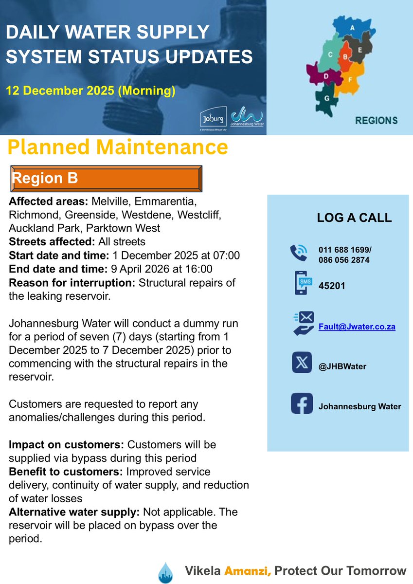 Johannesburg Water tweet media