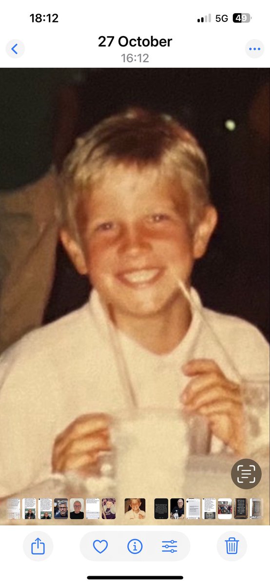 Tomorrow marks the day when my 13 year old son Tim collapsed &amp; died of a heart attack while dancing at his school’s Christmas Disco.
Grief like that never disappears, it becomes part 
of you. His loss has taught me that every day is a gift 
My friends live life to the full 
😊❤️