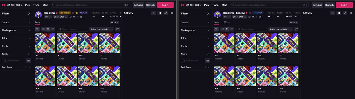 Launched: ERC721-Shadow – a minimal, gas-efficient NFT standard built for cross chain ownership mirroring

Now <a href="/HoodlumsMonad/">Hoodlums</a>  will be able to participate on <a href="/ApeChainHUB/">ApeChainHUB</a> even though its minted on <a href="/monad/">Monad (mainnet arc)</a> 

Dive into the code
github.com/HoodlumsNft/ER…