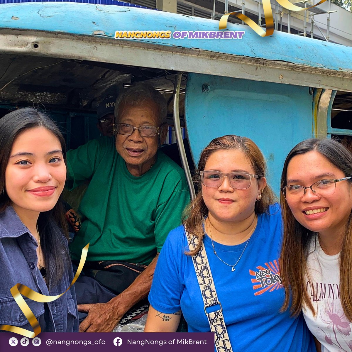 nangnongs_ofc's tweet photo. Day 7 of our 12 Days of Christmas 🎄🎁✨

Meet Tatay Felipe, 70 years old, yet still waking up before sunrise to drive a jeepney he doesn’t even own. For 40 years, the road has been his workplace, his sacrifice, and his way of providing for his 7 children and the grandchildren he proudly calls his joy. Every day, he pays a ₱300 boundary just to keep working, hoping he earns enough to bring something home for his family.

In every turn of the wheel, there’s a story of quiet bravery. In every passenger he picks up, there’s a reminder of why he keeps going, because love, for him, is service, and service is love. He carries the weight of years on his shoulders, but still chooses to face each day with a gentle smile and a hopeful heart.

With a hopeful smile, he simply shared: “Maging masaya ang buhay.”  A wish so simple, yet filled with longing, a prayer for a life that’s lighter, brighter, and more joyful, not just for him but for his entire family.

Tatay Felipe, your quiet strength inspires. Your sacrifices speak louder than words. And your story is a reminder that some of the greatest heroes are the ones who wake up every day and keep going, even when life is tough.

May your wish come true in ways you never expected. May your home be filled with peace, your heart with joy, and your life with the happiness you truly deserve.

Here’s to 40 years of dedication and love. Here’s to you, Tatay Felipe!

— NangNongs of MikBrent 💳
#MikBrent #MikaSalamanca #BrentManalo