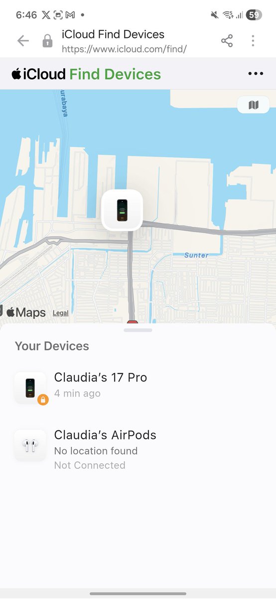 teapours's tweet image. [ HELP REPOST ]

Bagi siapa aja yang nemu dan bisa balikin HP iPhone 17 Pro aku, please bantu. ADA IMBALAN 🙏🏻 terakhir lokasi terlacak di tempat tertera (Daerah Koja, Tanjung Priok). Aku tau ini sesuatu yang impossible, tapi aku mau usahain ini sambil berusaha klaim asuransi