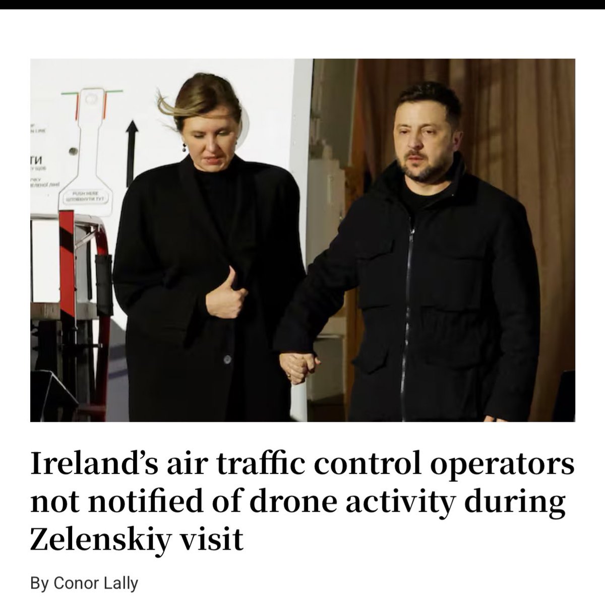 paddycosgrave's tweet image. Irish media were “leaked” details of multiple drones the size of pallets in Dublin bay supposedly operated by Russia, but “Irish air traffic control operators [were] not notified of drone activity”. Feels more like it was just propaganda designed to undermine neutrality.