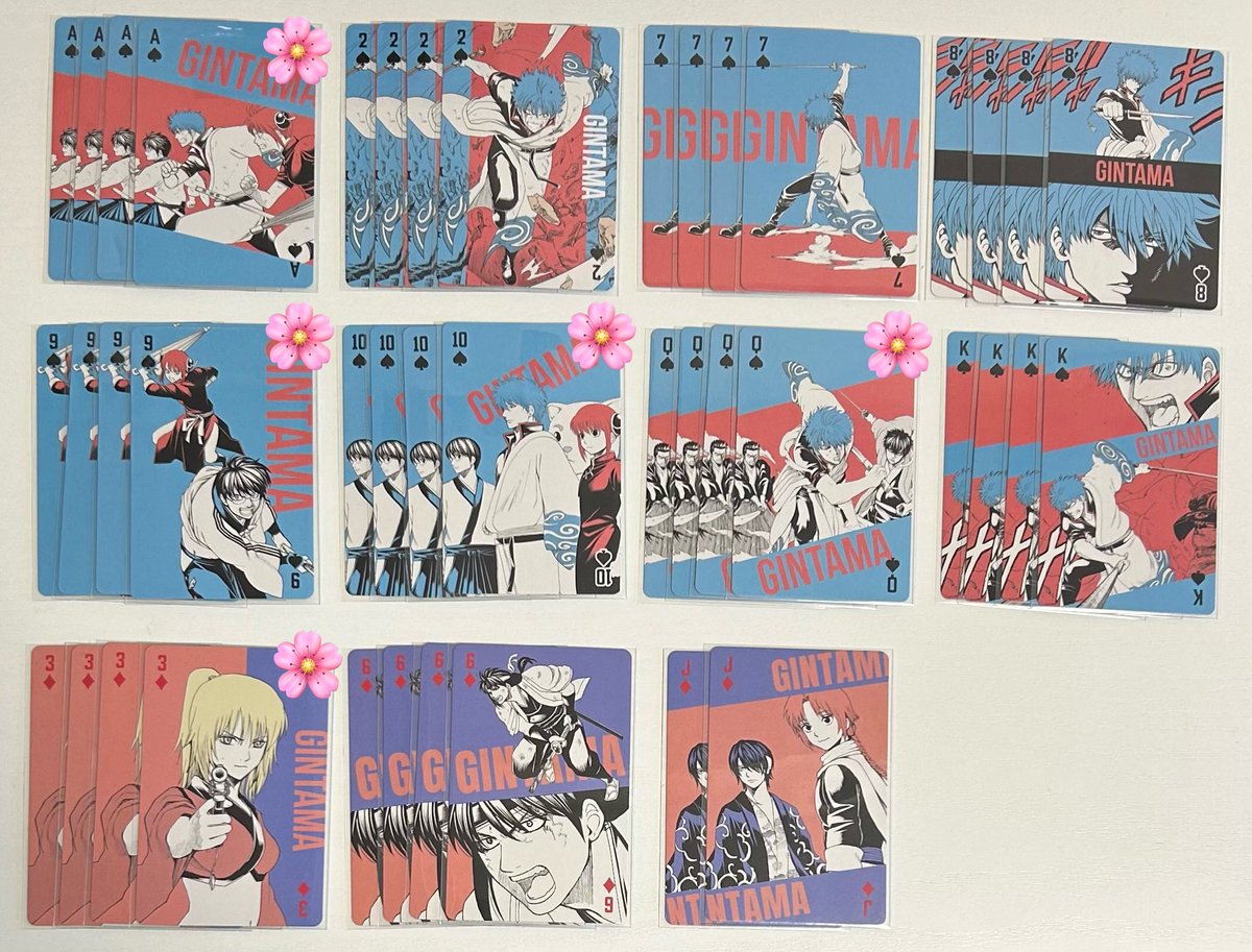 交換・譲渡】銀魂 銀魂展 はたちのつどい トランプ 求 ♡7>>>♡3 or