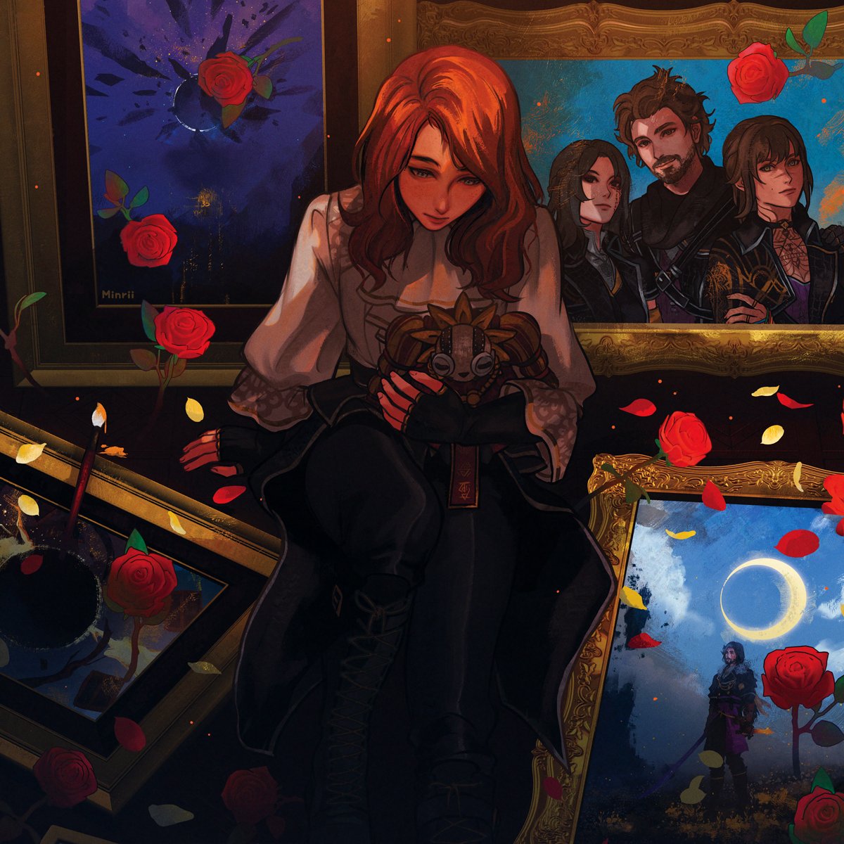 #ClairObscur #Expedition33   fanart!!🥺
I loved playing the game so muchh!! It was my favorite game of this year that I played, Im glad it won🌹🌹