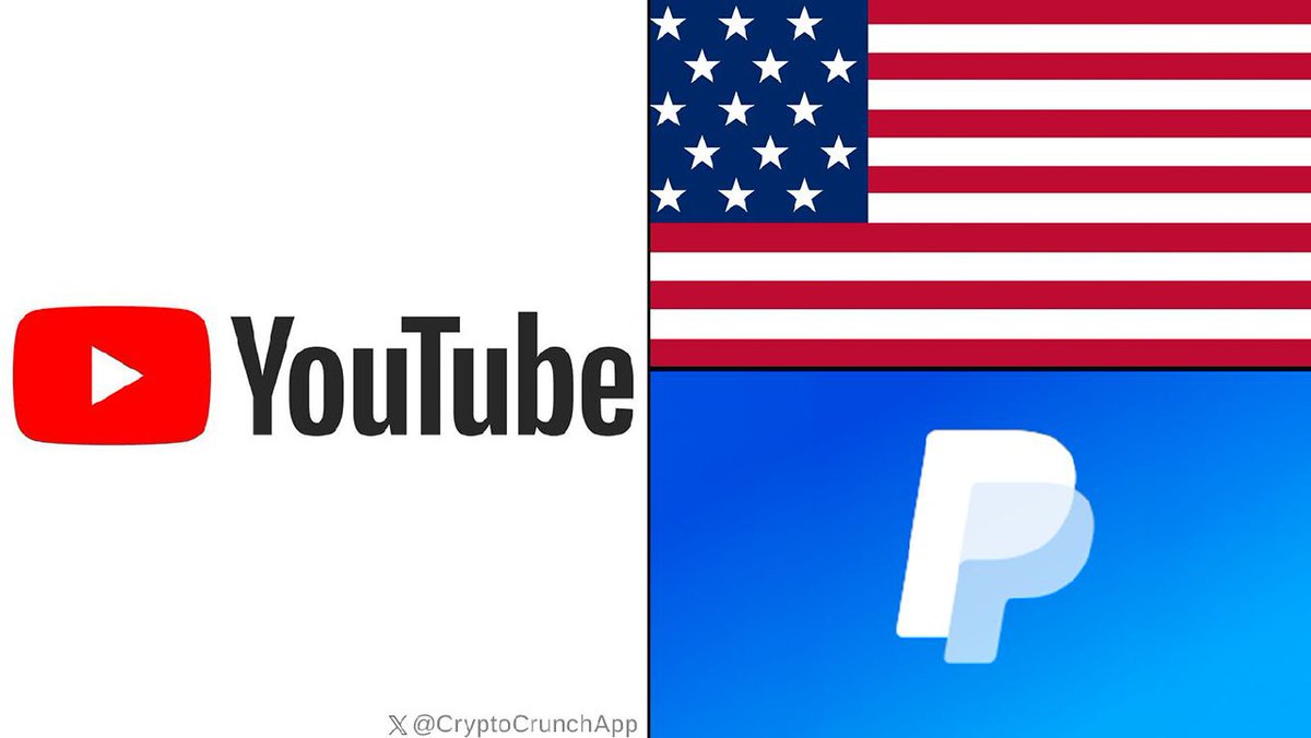 🚨🚨 BREAKING: 🇺🇸 YouTube Launches New #Feature Allowing US Creators To Receive Payouts In Stablecoins Via PayPal. #CRYPTO #ADOPTION IS HERE, ARE YOU PREPARED? 👀🚀 

Powered by

#crypto