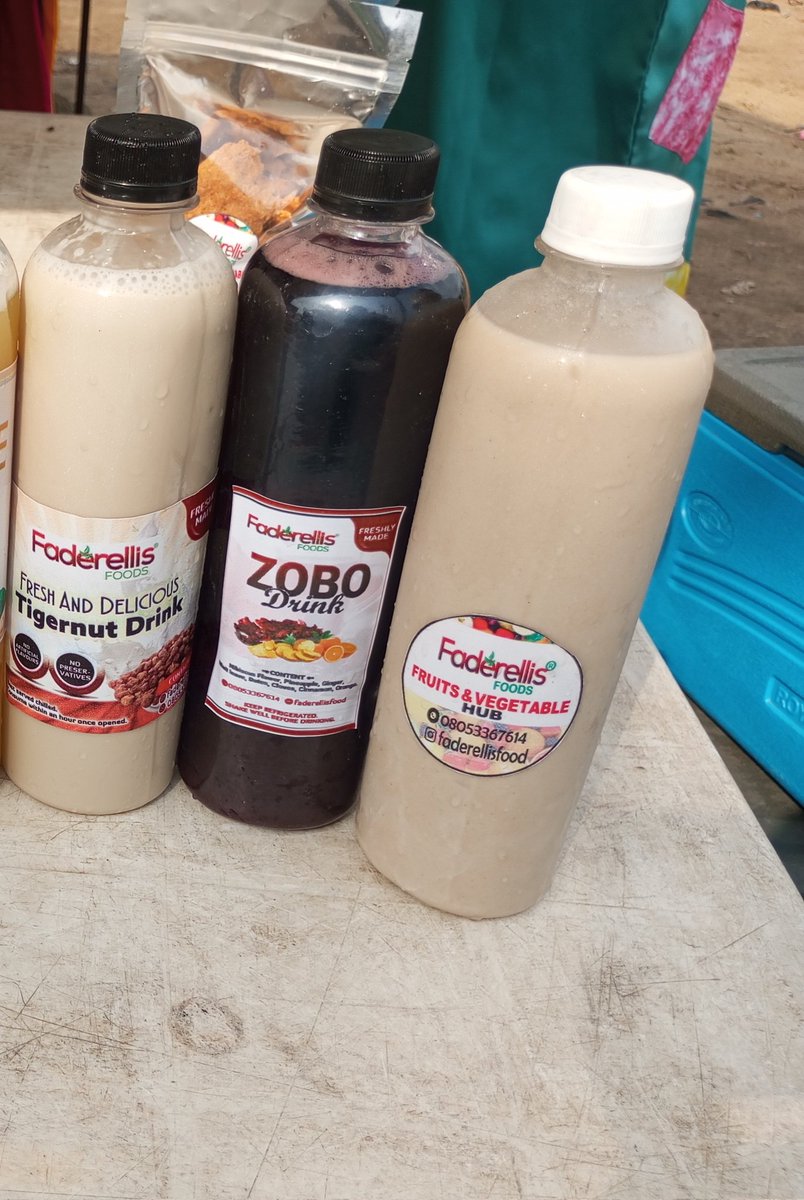 I have some beverages that may help with sleep here for you sir. Starting from the right is our Kunu Zaki, it contains magnesium which would help relax your muscles and help you sleep better for longer. The negro pepper which is one of the ingredients used in the preparation,