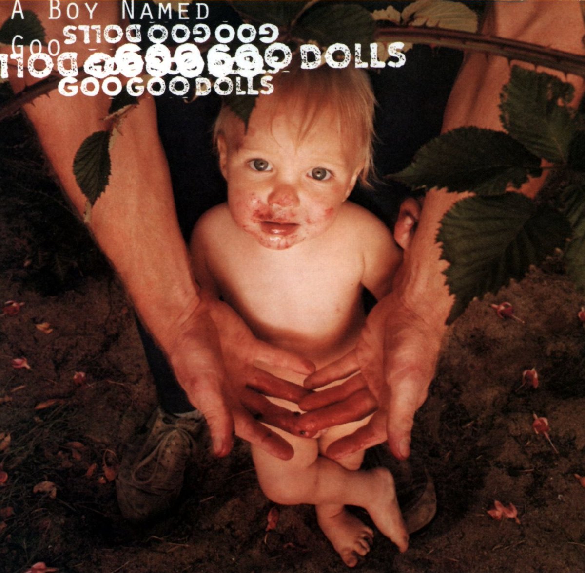 Mike_Harkness's tweet photo. People have been asking and the answer is YES! I was in fact the baby featured on the album art of the Goo Goo Dolls' 1995 album A Boy Named Goo. "Mixed reviews" my ass, I carried this bitch. https://t.co/WYERXCNAlq