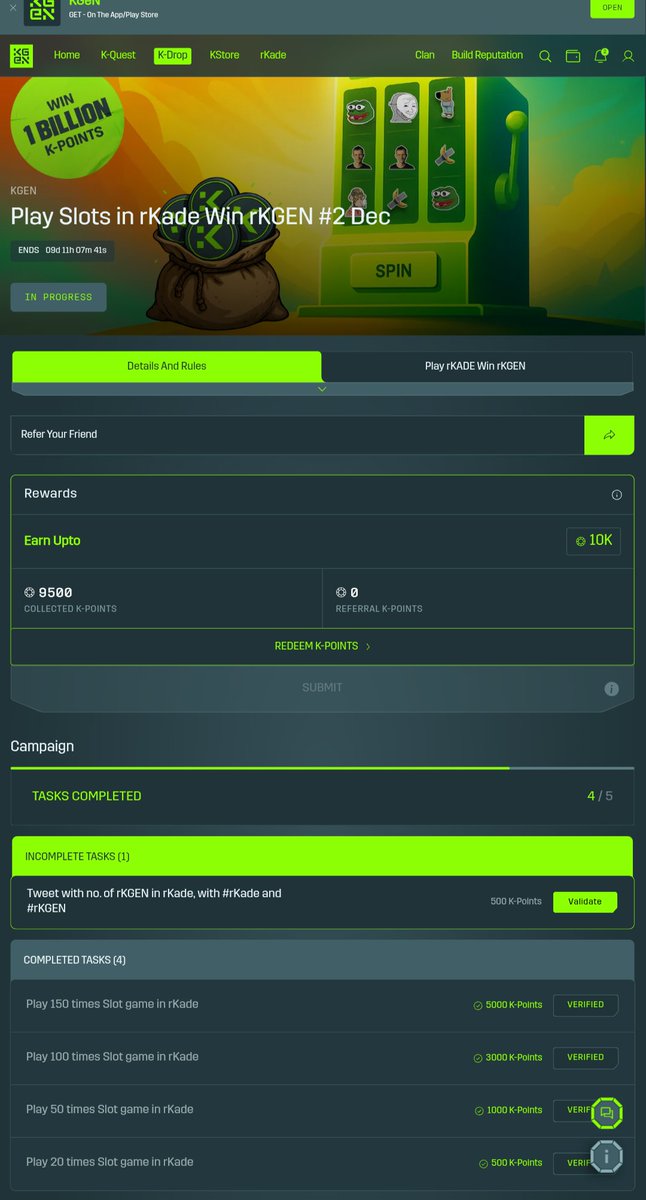 #rKade #rKGEN all done then veryfi