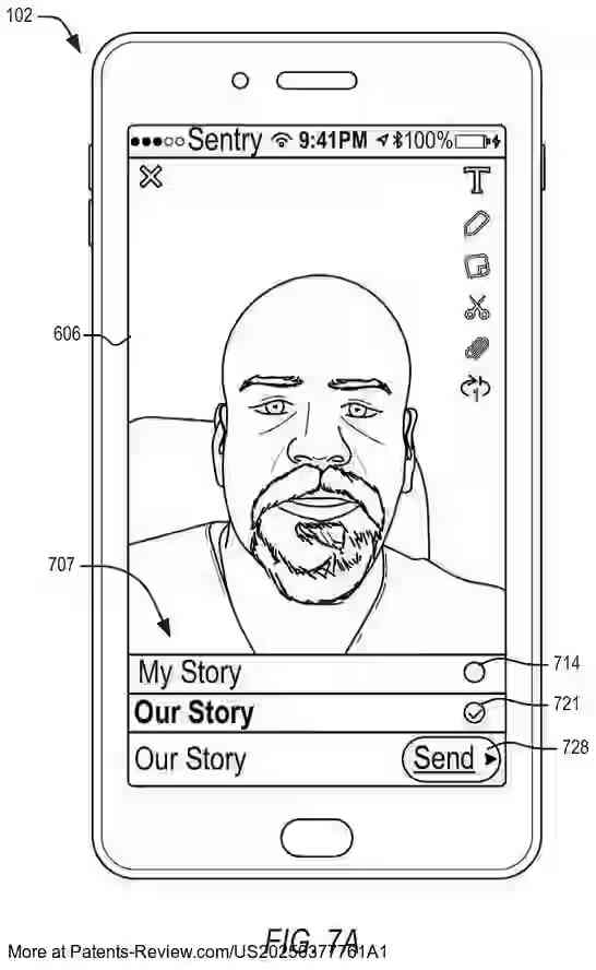 PatentPulse's tweet photo. Discover how $SNAP is innovating with its latest patent application #US20250377761A1. 📍
A #MapBased #GUI for #EphemeralContent allows users to explore location-based galleries of social media posts. 🌍
Geo-tagged media from various contributors is accessible through a map interface, enhancing user interaction.
#SocialMedia  #SnapInc