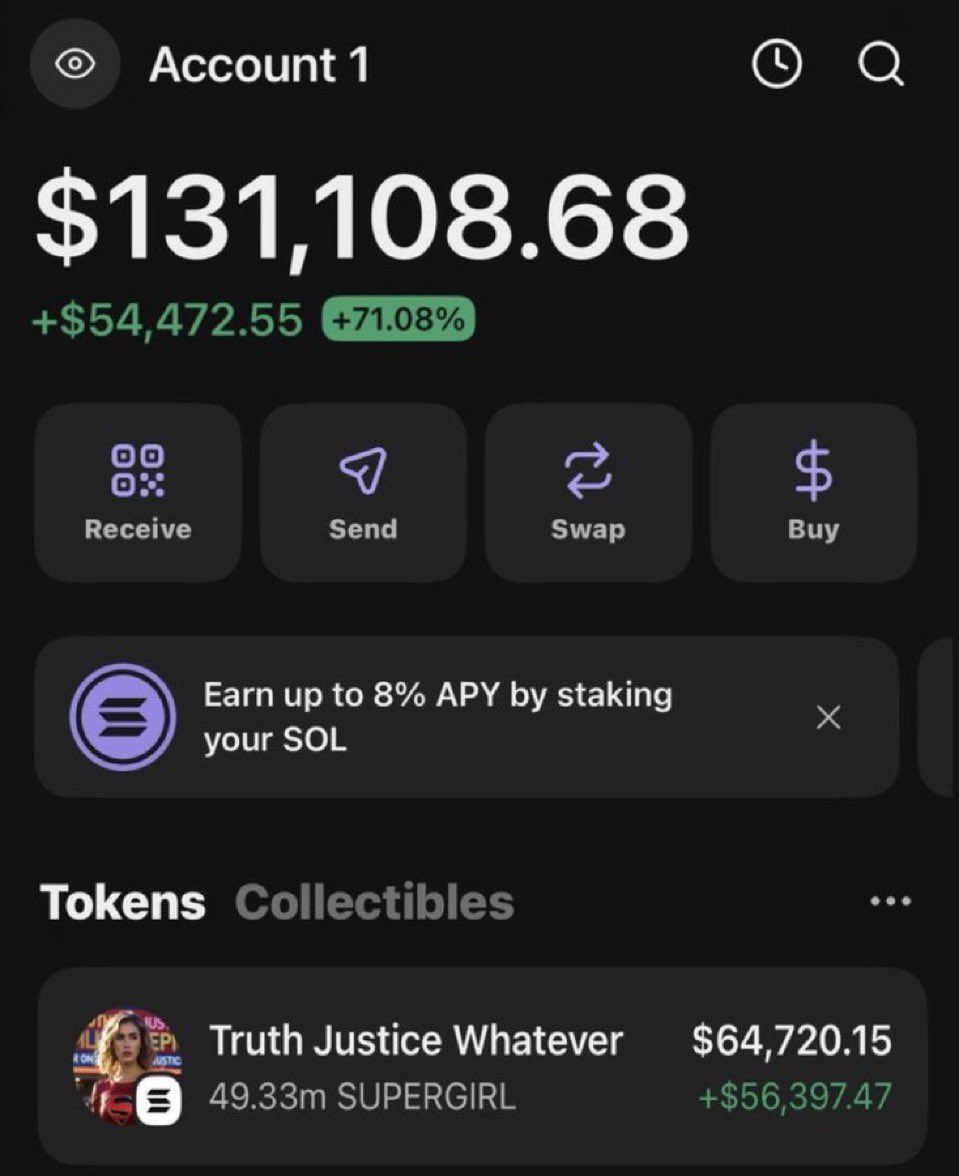 #SUPERGIRL   is making waves printing massive profits on my Alpha telegram group 🚀🏆

Fams are celebrating as usual

Ca: w9W7BLd7JtQLFafaLHgqsnVCGkzzwVqrLn8FbdGpump