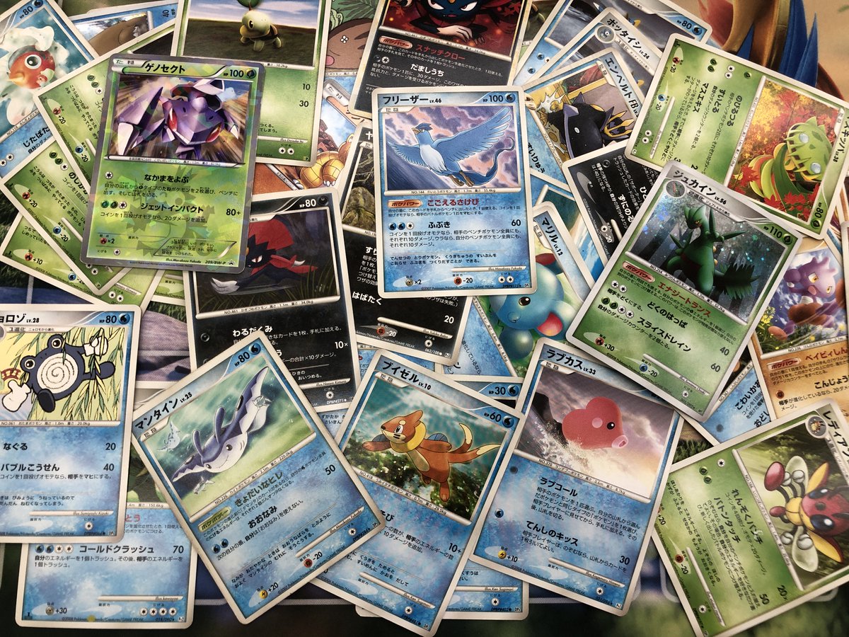 珍しい少し昔のポケカノーマルカードを39円ストレージに大量投入 