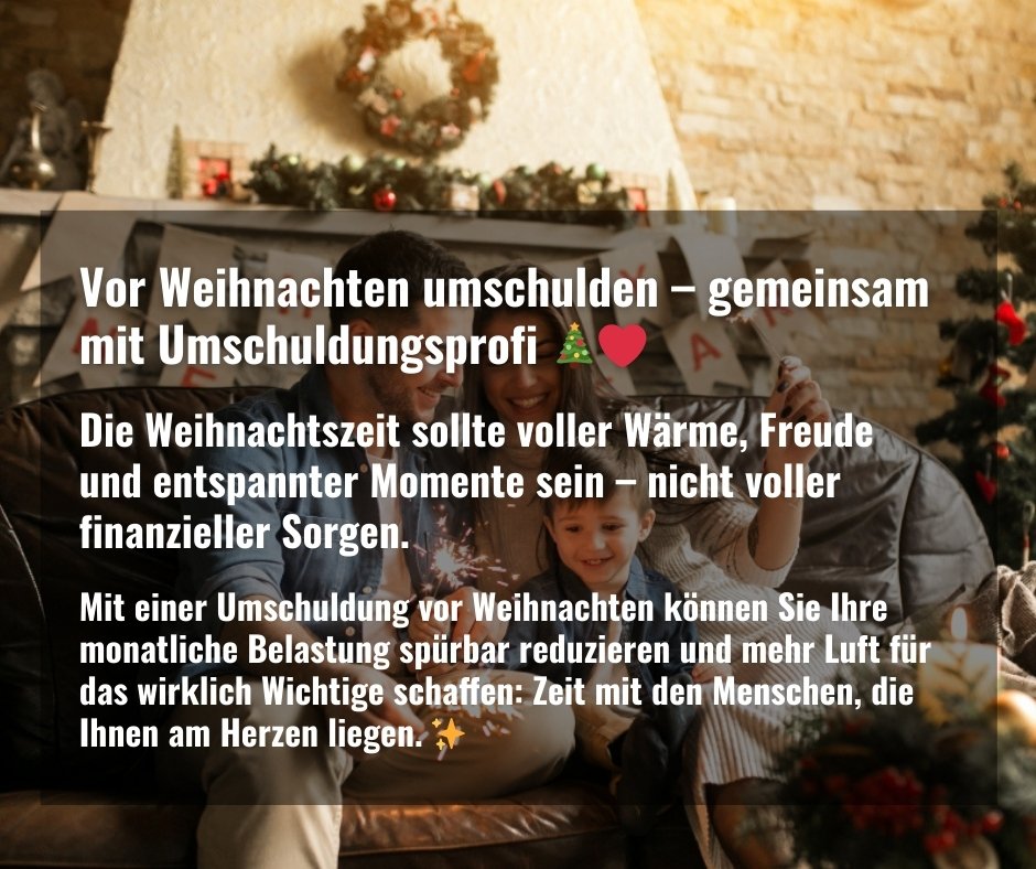 umschuldung_ug's tweet photo. Vor Weihnachten umschulden – gemeinsam mit Umschuldungsprofi 🎄❤️

👉 Jetzt kostenlose Beratung anfragen und beruhigt in die Feiertage starten - https://t.co/6DtT39o8mr

#umschuldung #kredit #umschulden #umschuldungsdarlehen #umschuldungen #onlinekredit #rentnerkredit https://t.co/LNc2mwZFzb