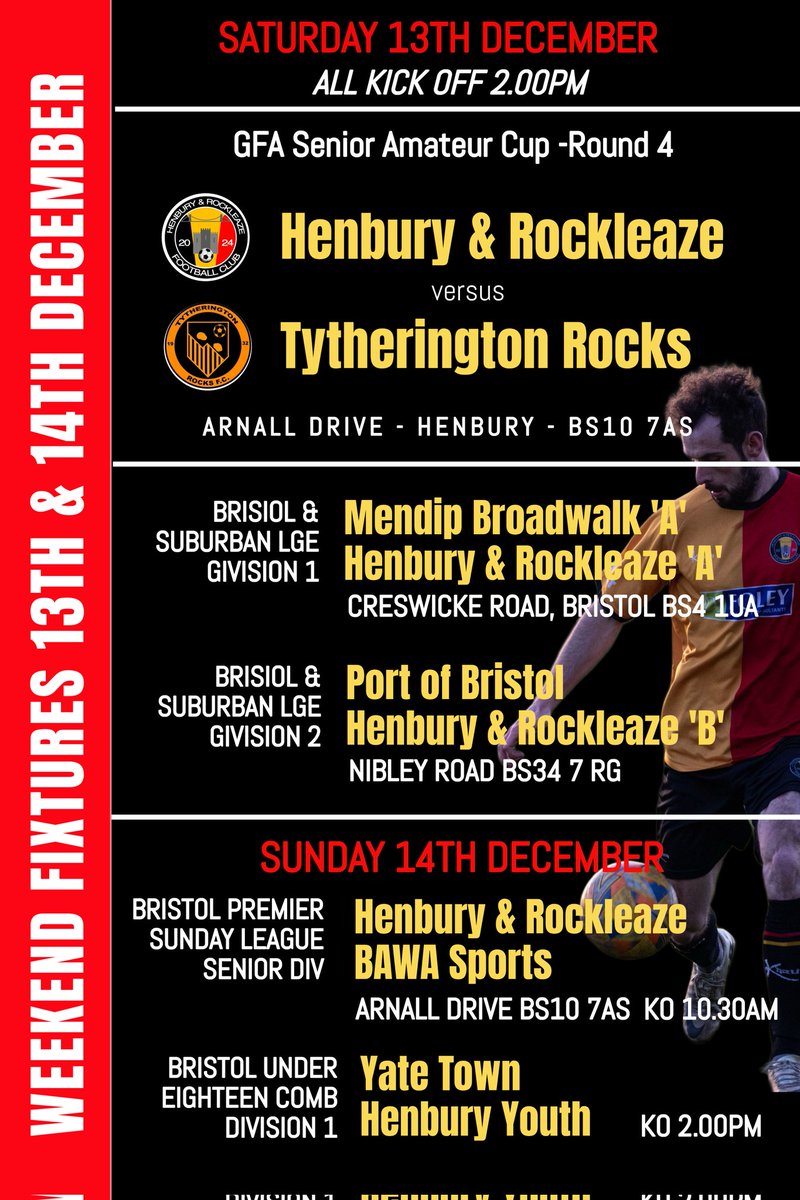 Weekend Fixtures
<a href="/GlosCounty/">Glos County League</a>  <a href="/swsportsnews/">South West Sports News</a>