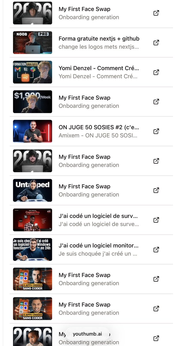 People are already using it.
These are real thumbnails generated today, not mockups.

Builders, creators, this is just the beginning. 🚀
