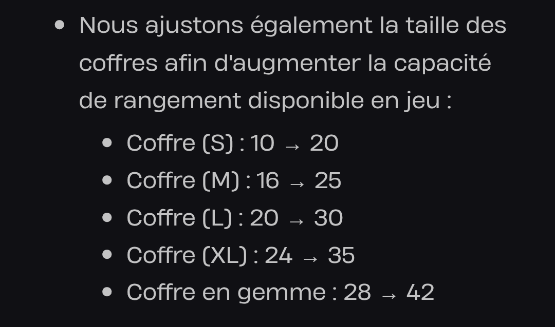 Hey <a href="/LEGOFortnite/">LEGO Fortnite</a> , <a href="/CraftyPlaysLF/">Crafty | LEGO Fortnite</a> 
Do you know when the chests will be increased in storage capacity? Thx

<a href="/legofortuna/">Lego Fortuna</a>