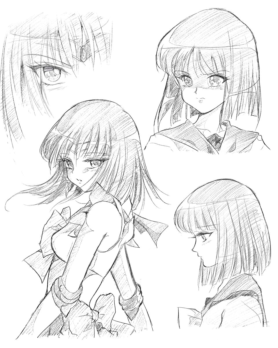 Sailor Saturn, senshi of death and rebirth.

#sailormoon #sailorsaturn #sailormoonart
#sailormoonfanart #90ssailormoon #anime