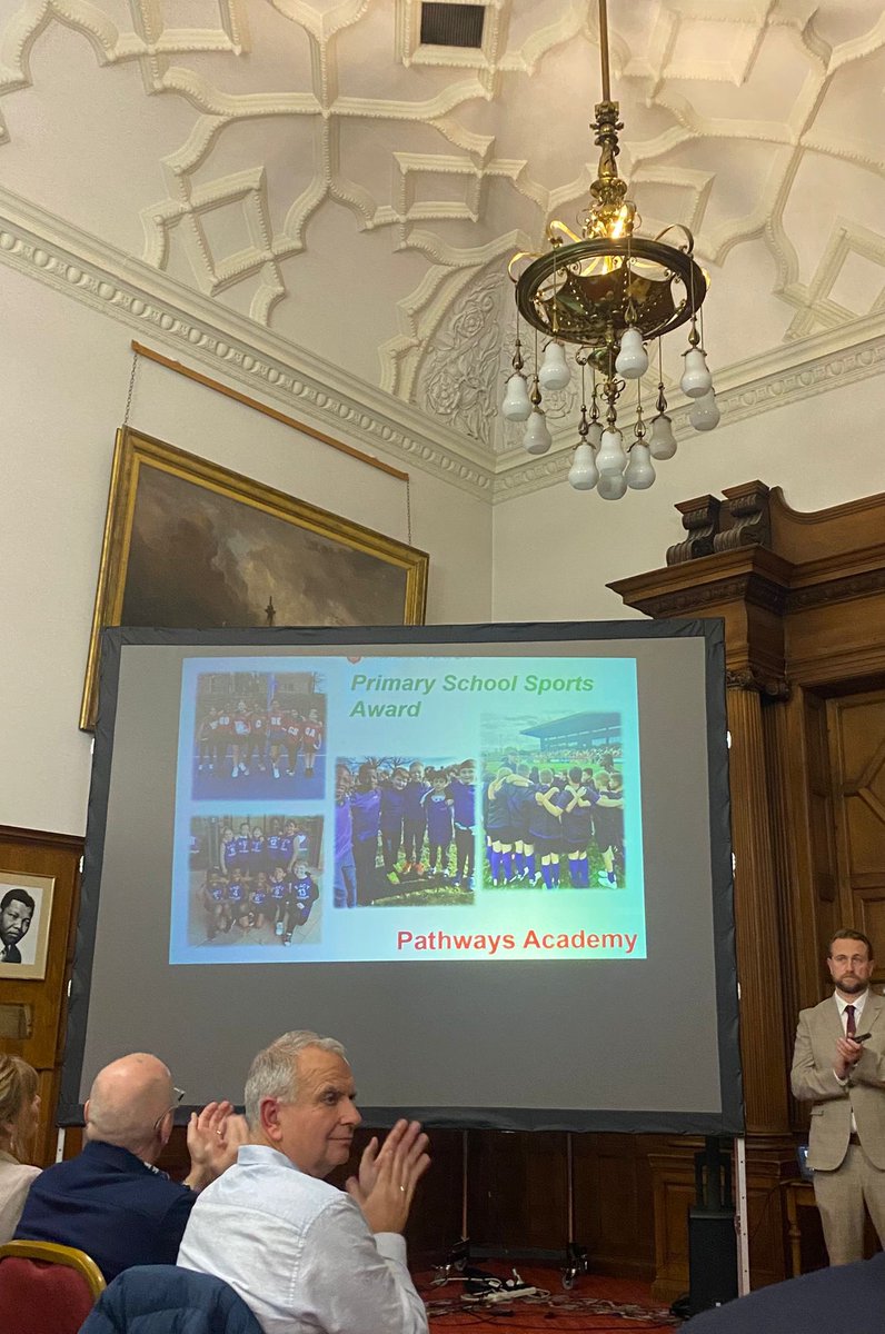 PathwaysEACT's tweet image. Such an honour to collect our ‘Sheffield Federation for School Sports’ - 
‘Primary School of the Year’ 👏
Town Hall, Sheffield