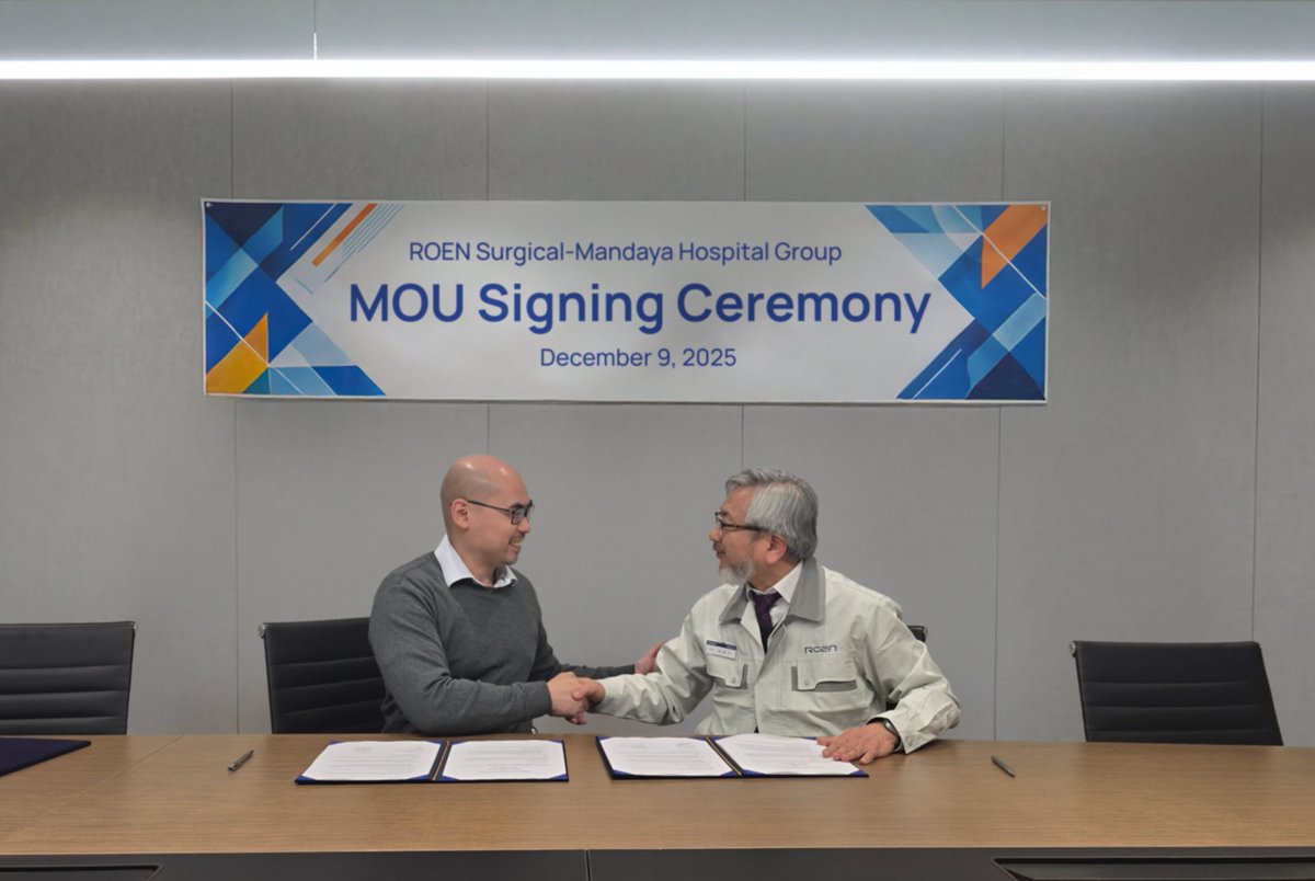 RoenSurgical's tweet photo. 🥳We’re excited to share that ROEN Surgical has signed an MOU with Mandaya Hospital Group and a Zamenix sales agreement with Hospimedik, marking our first step into the Indonesian market.🎉 https://t.co/GBbVbRr9No