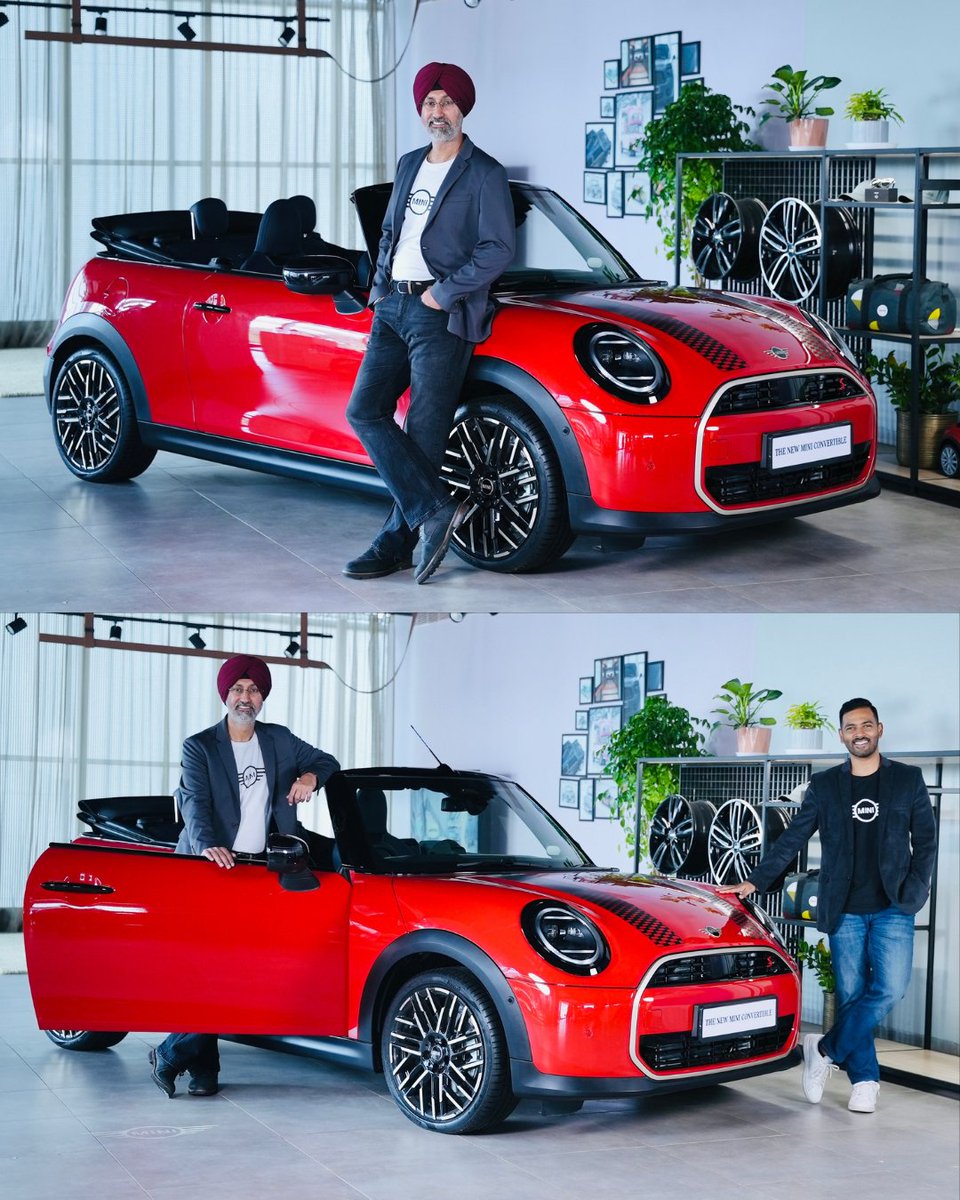 AUTOTODAYMAG's tweet image. The Mini Convertible has been launched in India at Rs 58.50 lakh (ex-showroom). At this price, it holds the distinction of being the most affordable convertible you can buy in the Indian market. 
#MINI #MINIConvertible #MINIIndia #Biglove #Openforfun