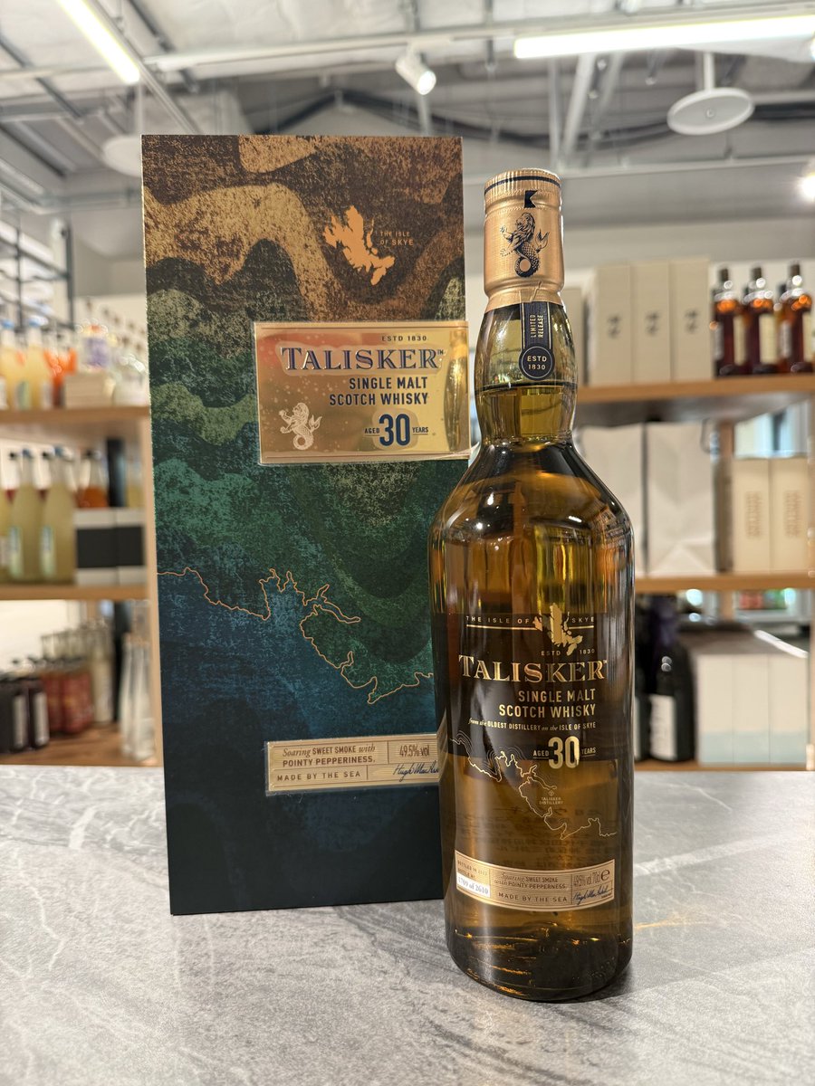 タリスカー30年が入荷してます。 真駒内店もススキノ店もどっちも