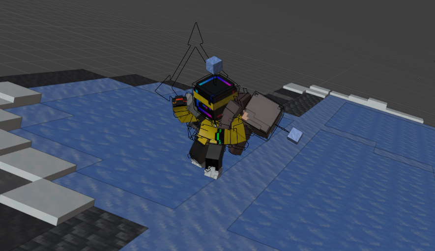 Hey hice un trabajo para los mapaches morados🦝

Aqui dejo un detras del render con distintas perspectivas