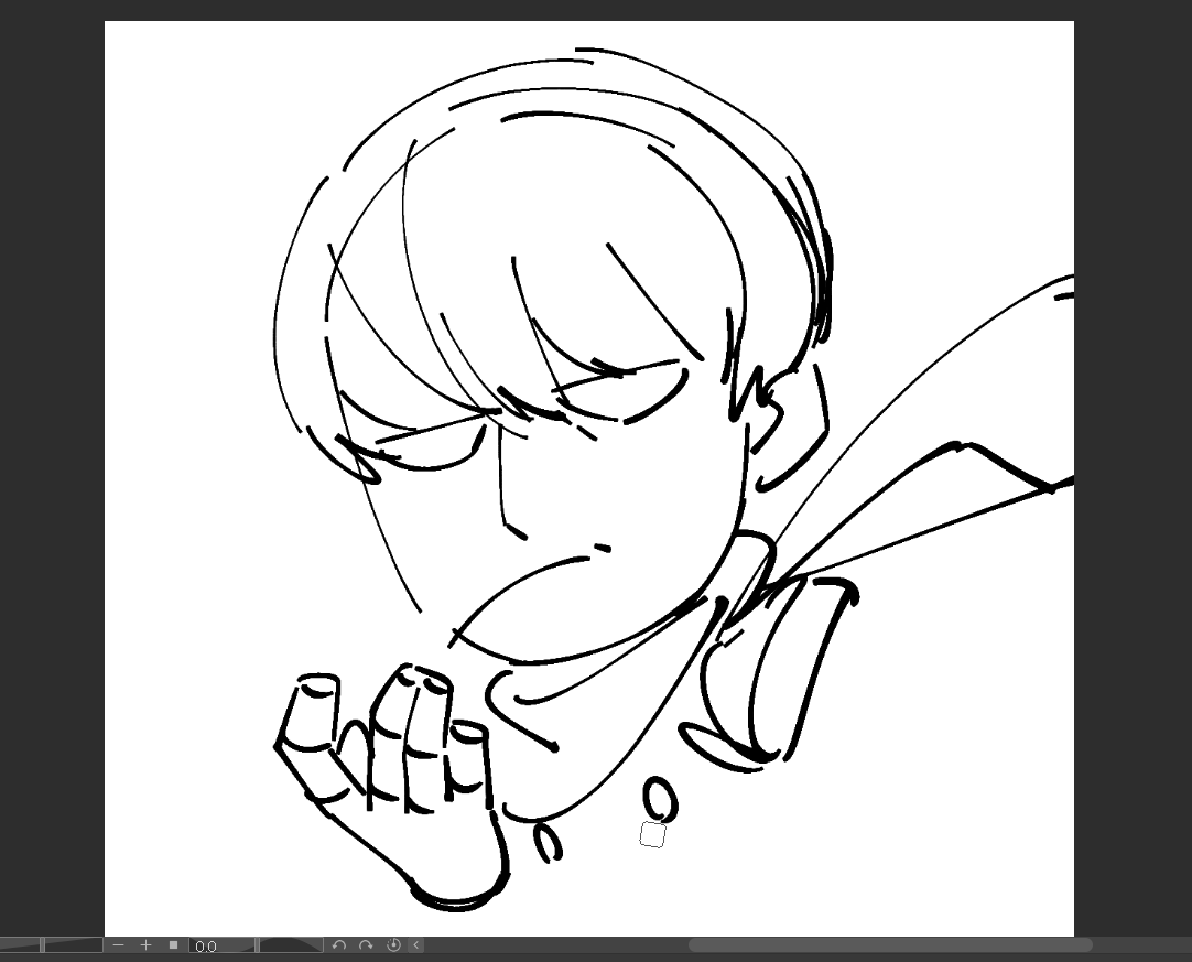 うろ覚えで描いたけど意外と覚えてるな……何のキャラか分かった人は俺と握手!! 