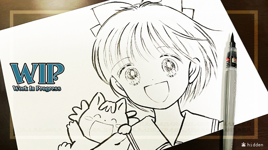 #WIP 今週の版権絵。