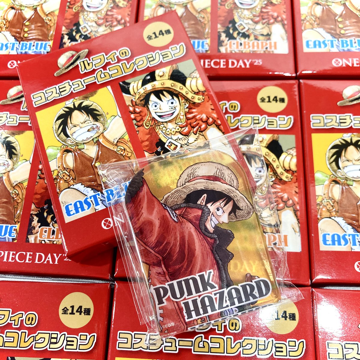 新商品】原画商品 ルフィのコスチュームコレクション （アクリル
