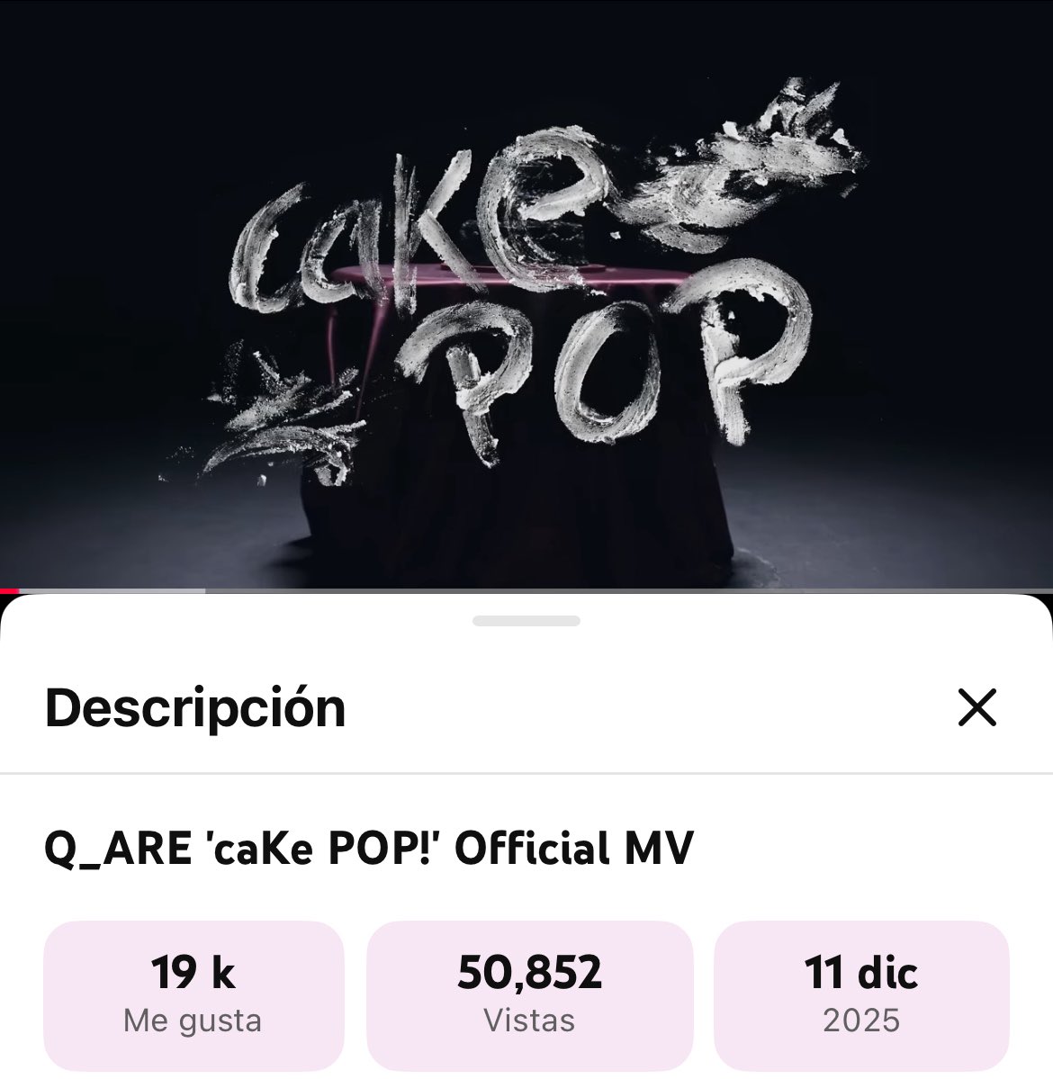 Q_AREChart's tweet image. 50,000 vistas y 19,000 likes en 4 horas, una locura 😭🎂 #cakepop