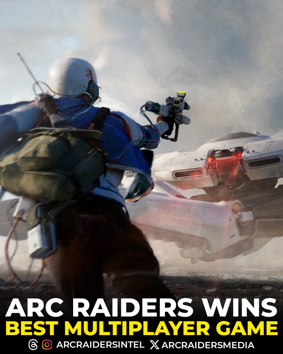 #ArcRaiders wins "Best Multiplayer Game" at TheGameAwards