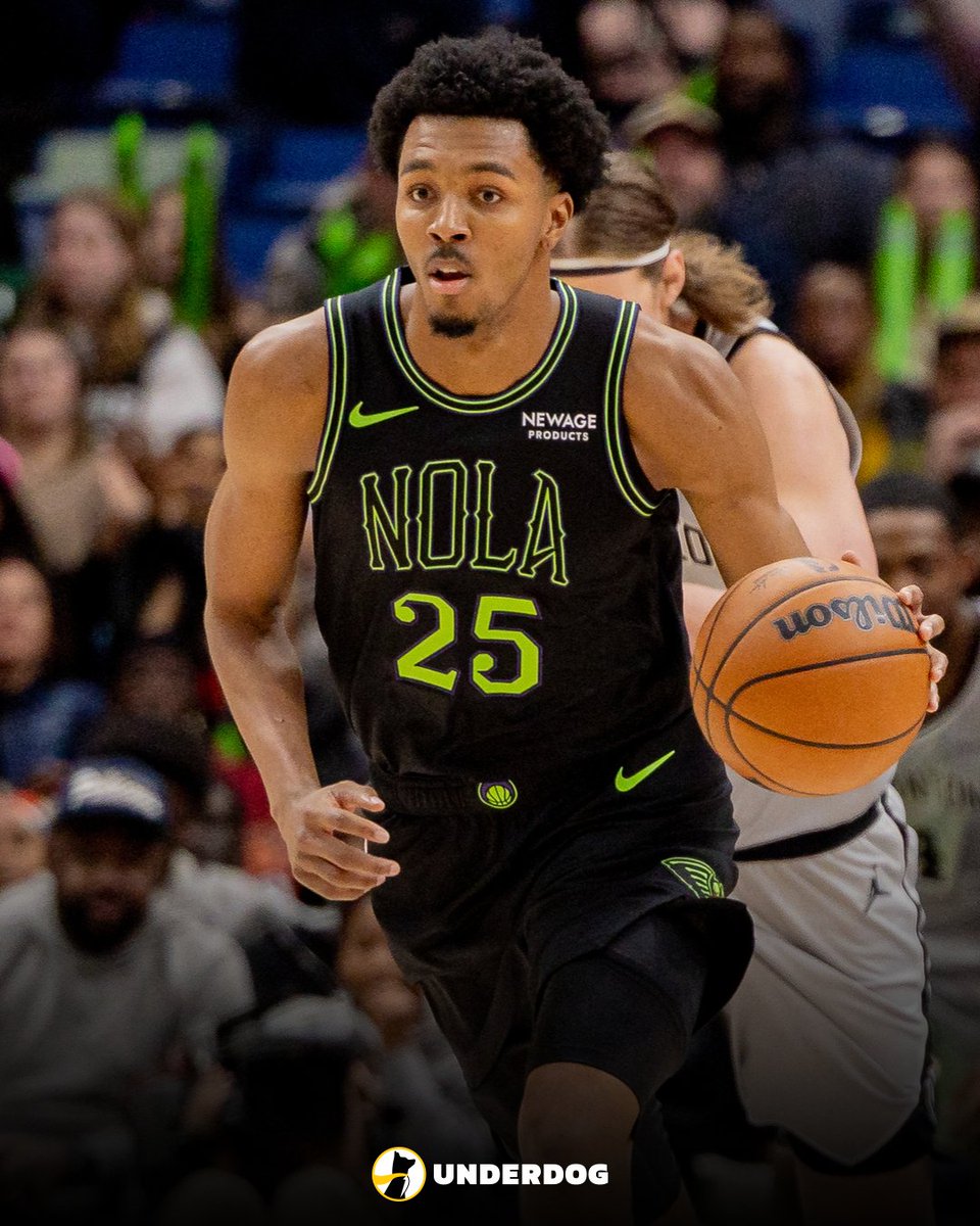 Trey Murphy III's last 5 games:

26.6 PPG
7.0 RPG
5.0 APG
1.8 SPG
57.3% FG

Pelicans snap 7-game losing streak with win over Blazers.