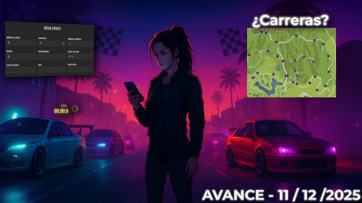 VibeCommunityRP's tweet photo. ¿Hey alguien dijo carreras? 📷 Eso es, en Vibe Community vamos a traer el mundo de las carreras al servidor. ¿Tienes instinto de corredor? ¿Te gusta el mundo del motor? A que esperas, buscaremos corredores profesionales que estén con ganas de tener su propia crew. https://t.co/f5l54BWcY9