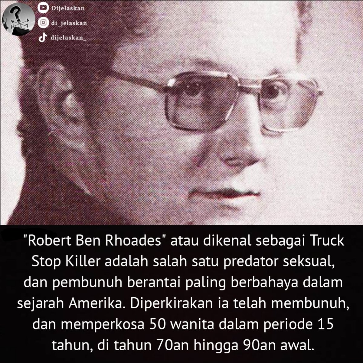 dijelaskan_'s tweet photo. Kasus Truck Stop Killer, Saat Menumpang Berubah Menjadi Tragedi. https://t.co/rKyvsf1smK