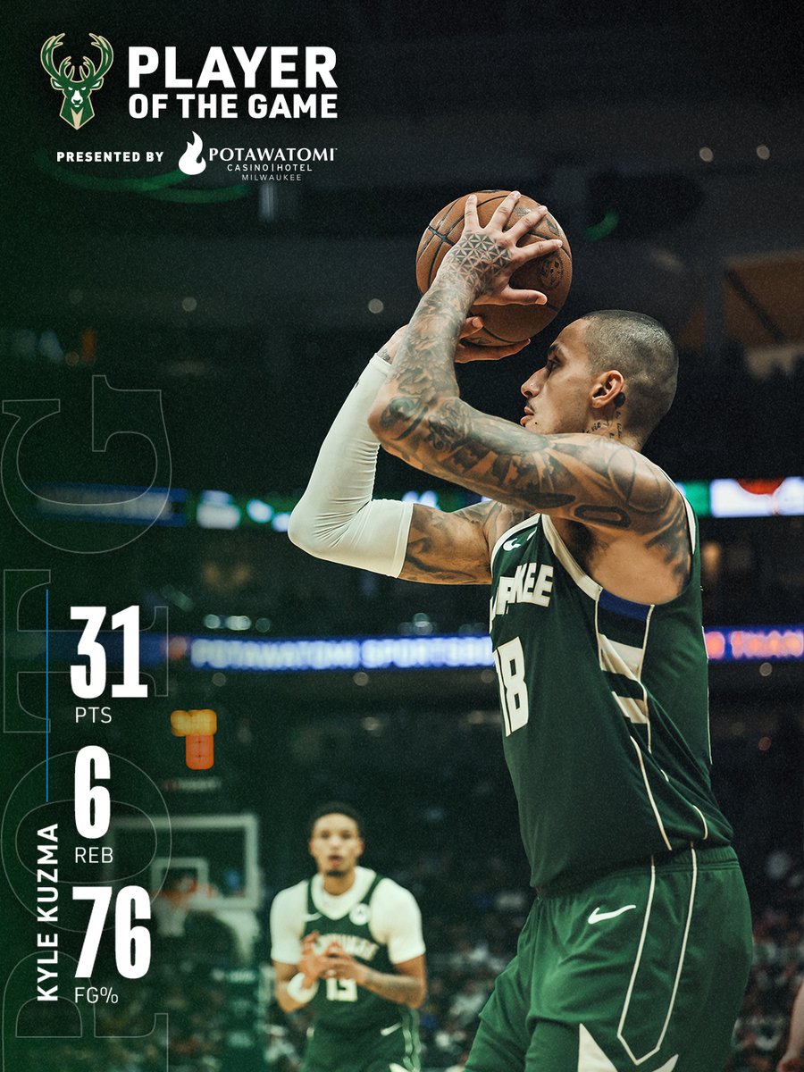 A season-high 31 points for Kuz!