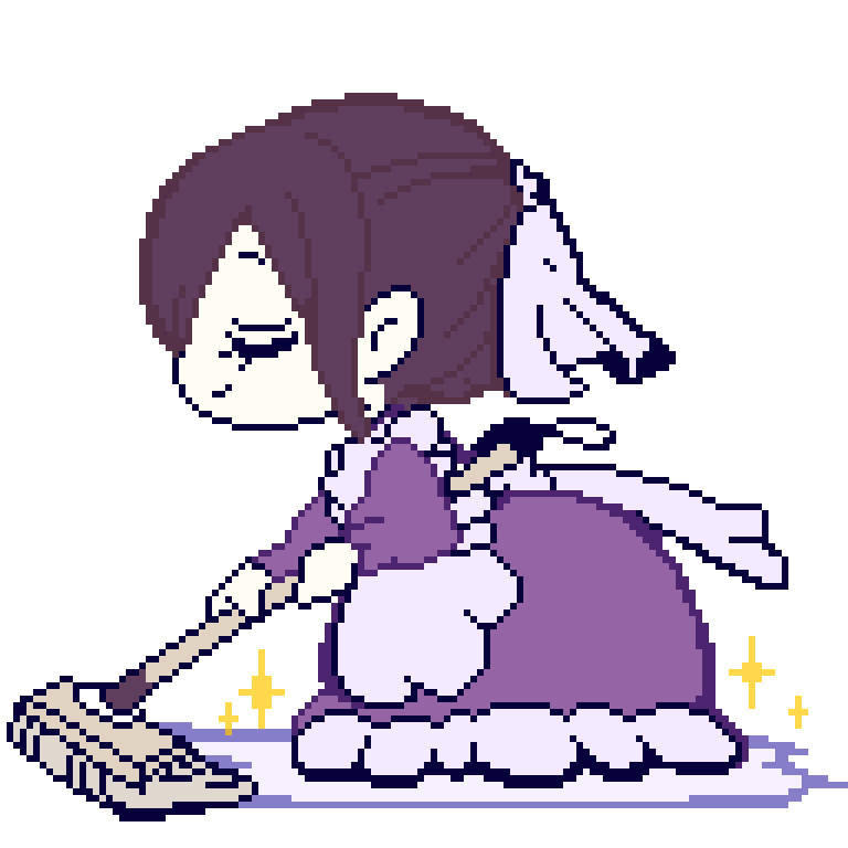 これもトレス。
床を拭く芽衣さん