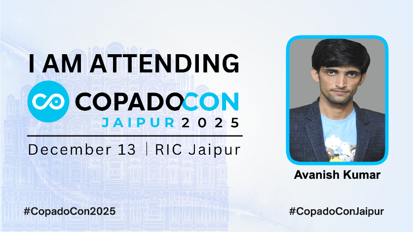 Avanish1707's tweet photo. Super thrilled to attend #CopadoConJaipur2025 🙌
Ready for a day of learning, networking &amp; hands-on action with the community.
Big thanks to @Copado, @CloudFulcrum, and @VanshivTechnologies for making this happen!

See you on 13th Dec at RIC Jaipur! ✨
@EPAMSystems @EPAM_India https://t.co/hiPFc2DasI