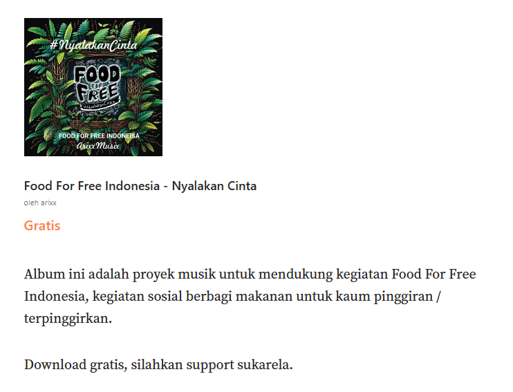 foodforfreeindo's tweet photo. Linknya disini : https://t.co/rLLsW4mPB0
seluruh produk digital ini mendukung kegiatan #FoodForFreeIndonesia
👇👇👇
https://t.co/iAuZbQq7kO https://t.co/GRTRLQRaK1