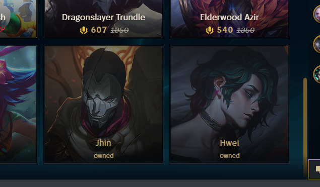 jose32551's tweet photo. jhinhwei confirmed bc they are on sale next to each other. thank you league of legends! https://t.co/qX4Pw1QHYd