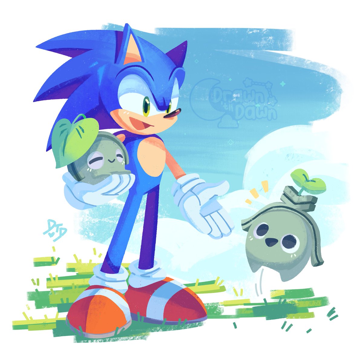 I made this just in case there was Sonic news tonight (I am delusional for Frontiers....) but you guys can have it anyway 😌💙