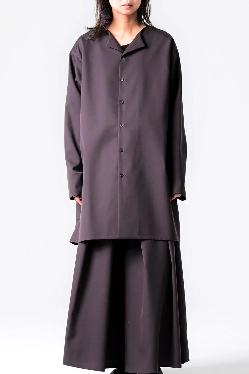 bishool セットアップ BISHOOL Urban Wool 10 Tuck Pants black×blue - BISHOOL,Edwina Horl