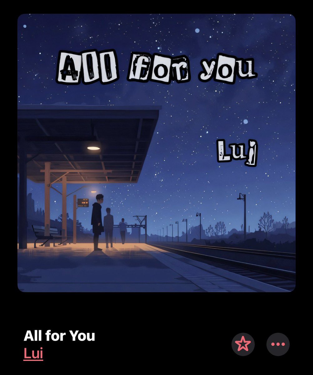 ‘All for you’ is out now!!! Go stream!!
👇👇👇👇
linktr.ee/Lui.22
#newmusic #NewMusicAlert #bandlab #bandlabartist #Lui