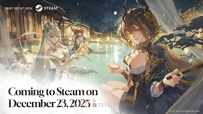 DNAbyss_EN's tweet image. The Duet Night Abyss Huaxu Version arrives on Steam on December 23, 2025.

The Steam version will support seamless account linkage with both PC and mobile.
Phoxhunters, stay tuned for its upcoming release.

✦ Wishlist on Steam:
bit.ly/4oOJEsw

#DuetNightAbyss #Steam…
