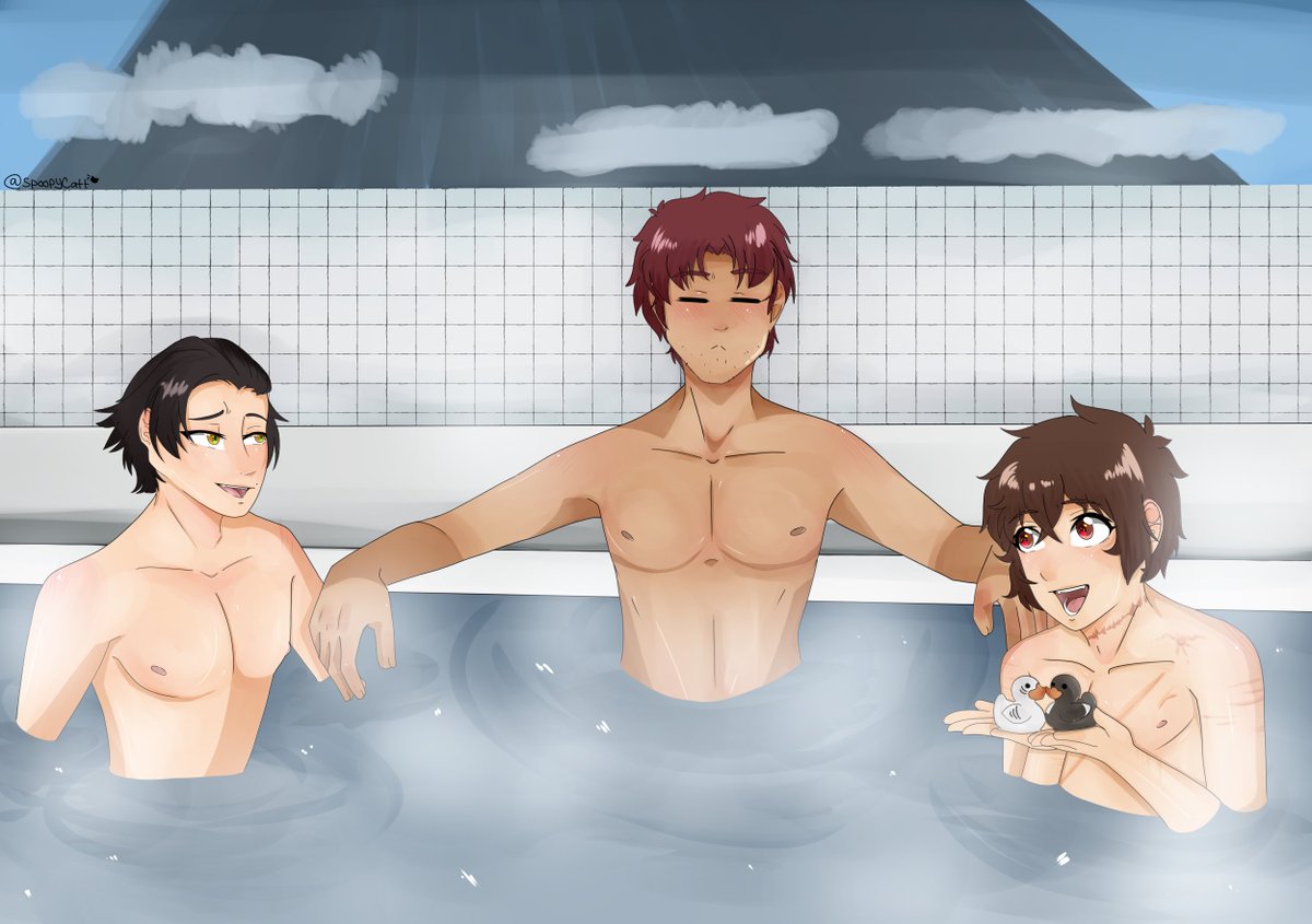 spoopycatt's tweet photo. manly bonding time 🛁
#bsd #文スト #dazaibsd #odasakubsd #angobsd https://t.co/A9qt6Gs2kl